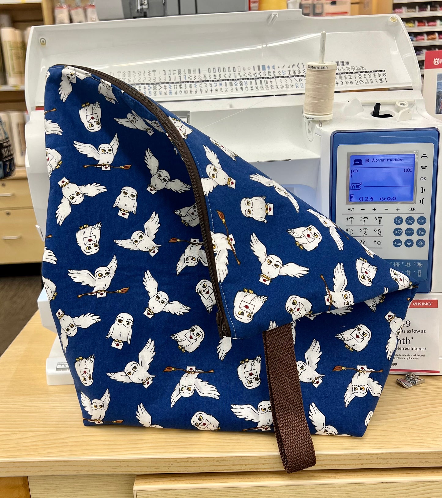 Harry Potter knitting project bag